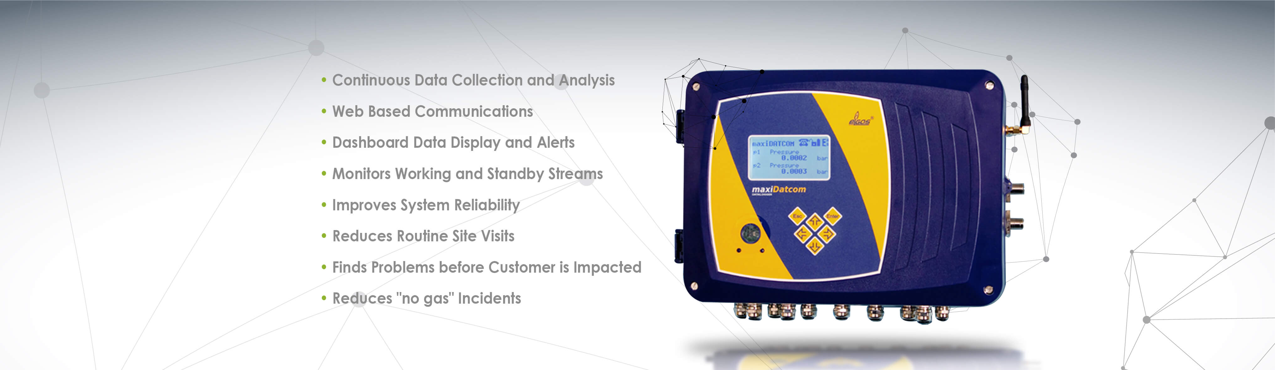 Elgas MaxiDatcom With Sensor Log Software